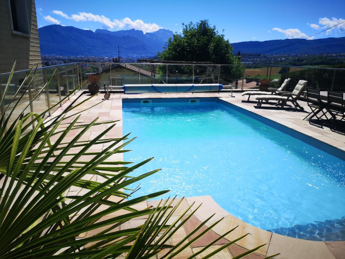 Studio Bellevue Appart Independant Renove 2024 Piscine Parking Proche Centre Annecy Poisy Exterior foto